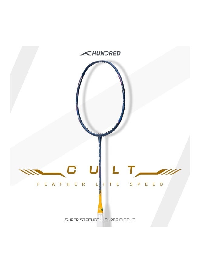 هندرد لي نينغ كومبات Z8 80G ألياف الكربون Badmiton Racket بدون وتر مع غطاء كامل مجاني Black/Gold Red - تصميم خفيف عالي الأداء للعب الاحترافي - Image 2