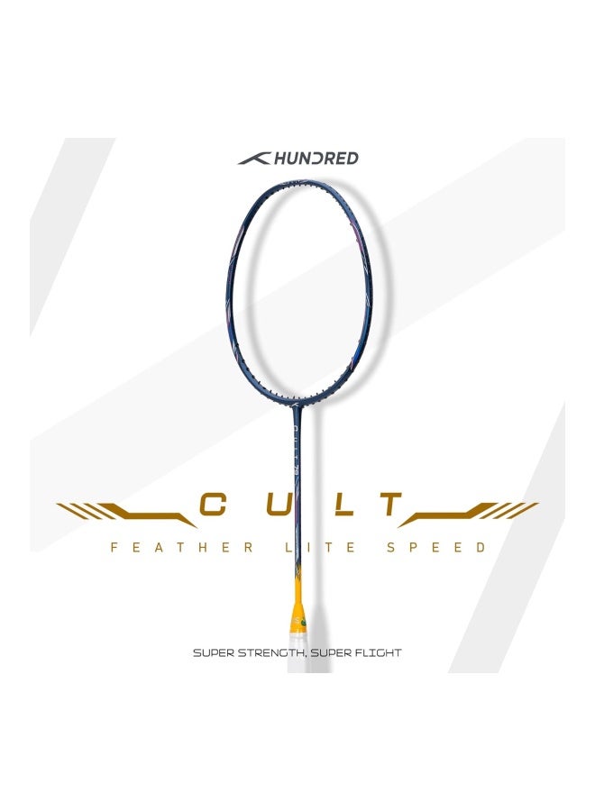 هندرد لي نينغ كومبات Z8 80G ألياف الكربون Badmiton Racket بدون وتر مع غطاء كامل مجاني Black/Gold Red - تصميم خفيف عالي الأداء للعب الاحترافي  - Image 2