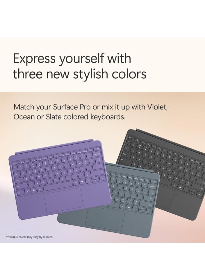 Microsoft Surface Pro 2-in-1 Laptop/Tablet (2025), Windows 11 Copilot+ PC, 12" Touchscreen Display, Snapdragon X Plus (8 Core), 16GB RAM, 512GB Storage, Platinum - Image 4