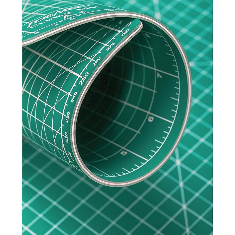 Idemeet Density-upgraded 24 x 36 Large Self Healing Sewing Mat, Rotary Cutting Mat 5 Play Cut Board for Crafts Hobby Project, A1, Green - Image 5