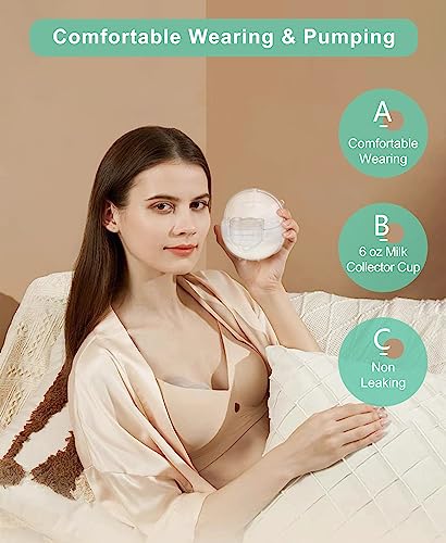 PDFans Wearable Breast Pump Accessories Milk Collector Cup Replacement Parts Flange 24mm Compatible with Mommed TSRETE Missaa Mumgaroo S21/S19/S18 Pump, Bonus 1pcs Duckbill Valve&Silicone Diaphragm - Image 5