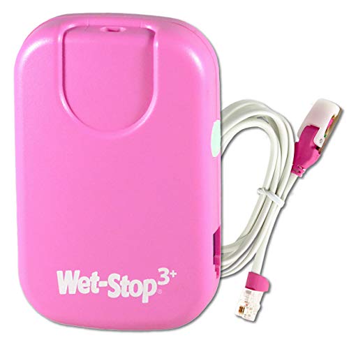 Wet-Stop WetStop 3 Bedwetting Enuresis Alarm with Loud Sound and Strong Vibration for Boys or Girls Proven Solution for Bedwetters Pink - Image 1