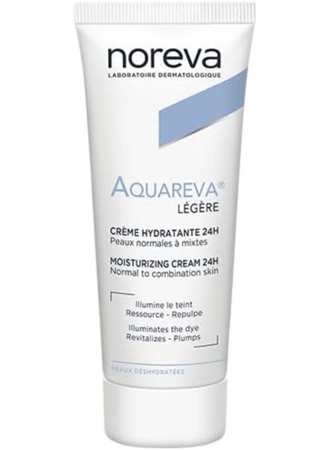 Noreva Led Aquareva Créme Hydratante 24H Texture Légère (40 Ml)