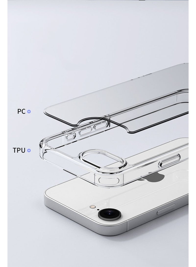 عام غطاء iPhone 17E/16E، شفاف مقاوم للاصفرار، غطاء مضاد للصدمات. - Image 4