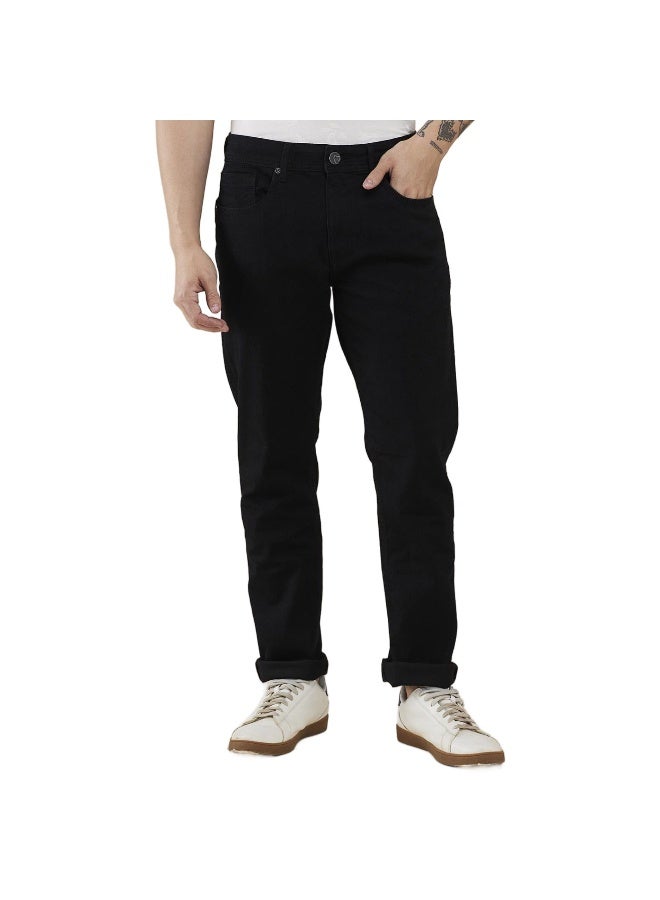 Being Human Mens Black Tone Slim Fit Denims - Image 1