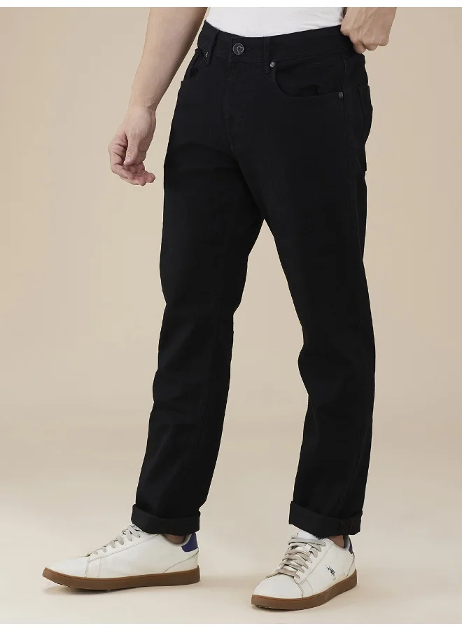 Being Human Mens Black Tone Slim Fit Denims
