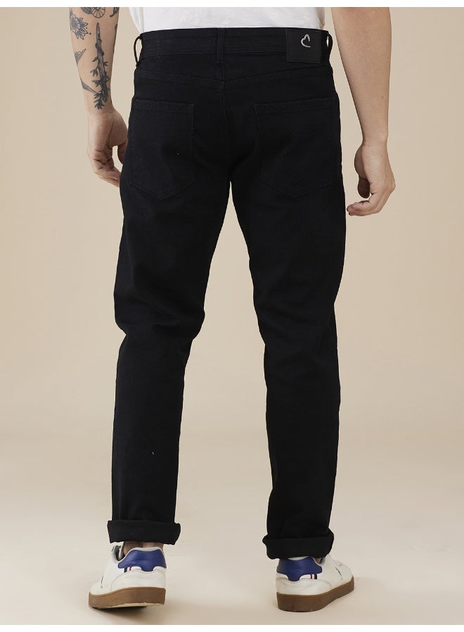 Being Human Mens Black Tone Slim Fit Denims - Image 3