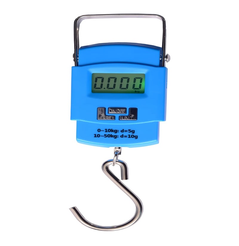 GRAMTECHNOLOGY 50 kg Hanging Scale | Weight Machine for Luggage Weighing Scale | Bag Weighing Scale for Luggage Electronic Portable Digital LED Screen Multi Purpose Use (Hanging scale) - Image 1