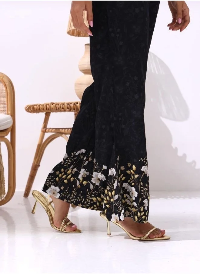 ذاتس ماي جال طقم بنطلون بتصميم زهري