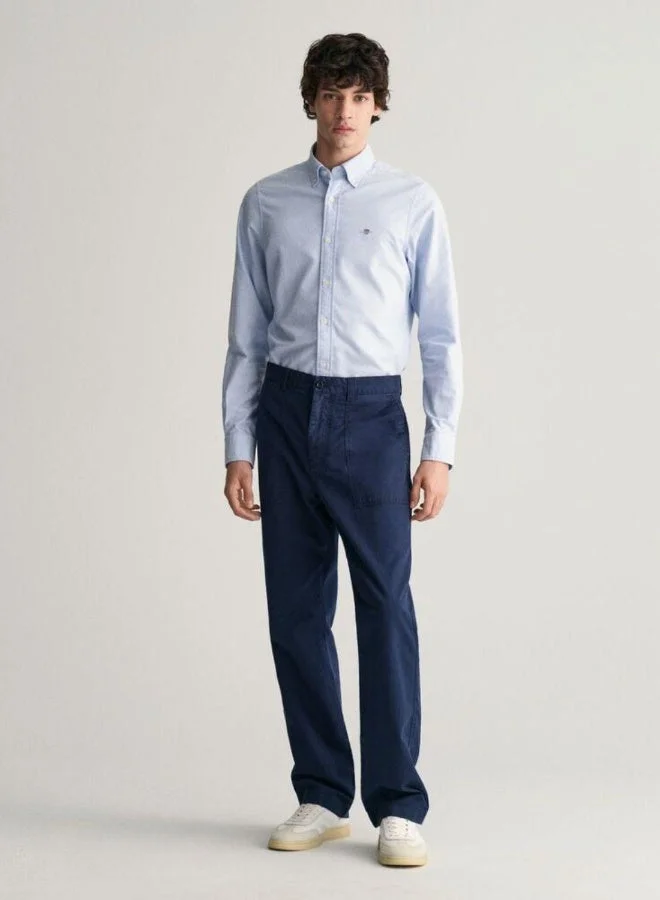 GANT  Gant Slim Fit Classic Oxford Shirt for Men | Best Price UAE