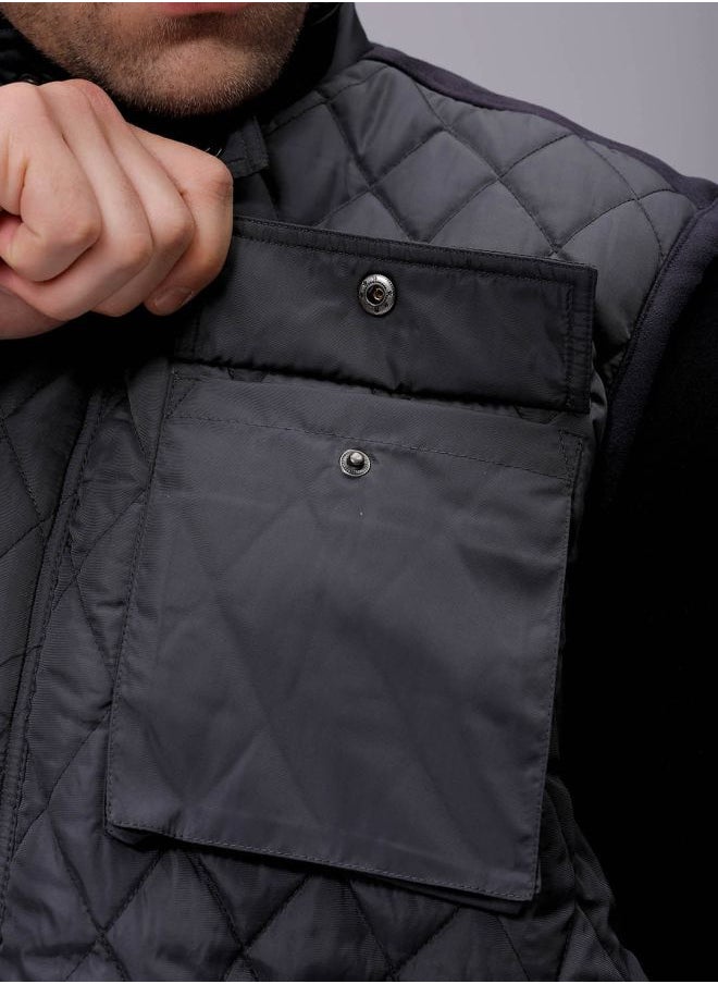 The Indian Garage Co - Men Slim Fit Solid Puffer Jackets - Image 1