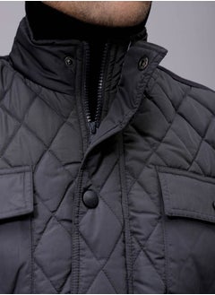 The Indian Garage Co Men Slim Fit Solid Puffer Jackets  - Image 5
