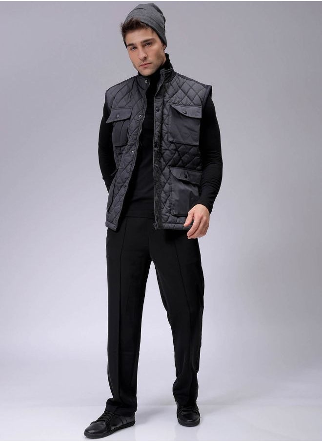 The Indian Garage Co - Men Slim Fit Solid Puffer Jackets - Image 1