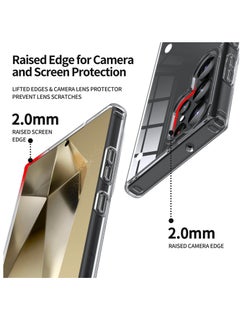 Houmt Samsung Galaxy S24 Ultra Case Galaxy S24 Ultra Magsafe Case [Anti-Yellowing] Phone Case Hard Back Protective Magnetic Clear Case Cover, Compatible with Samsung S24 Ultra 6.8-Inch 2024  - Image 4