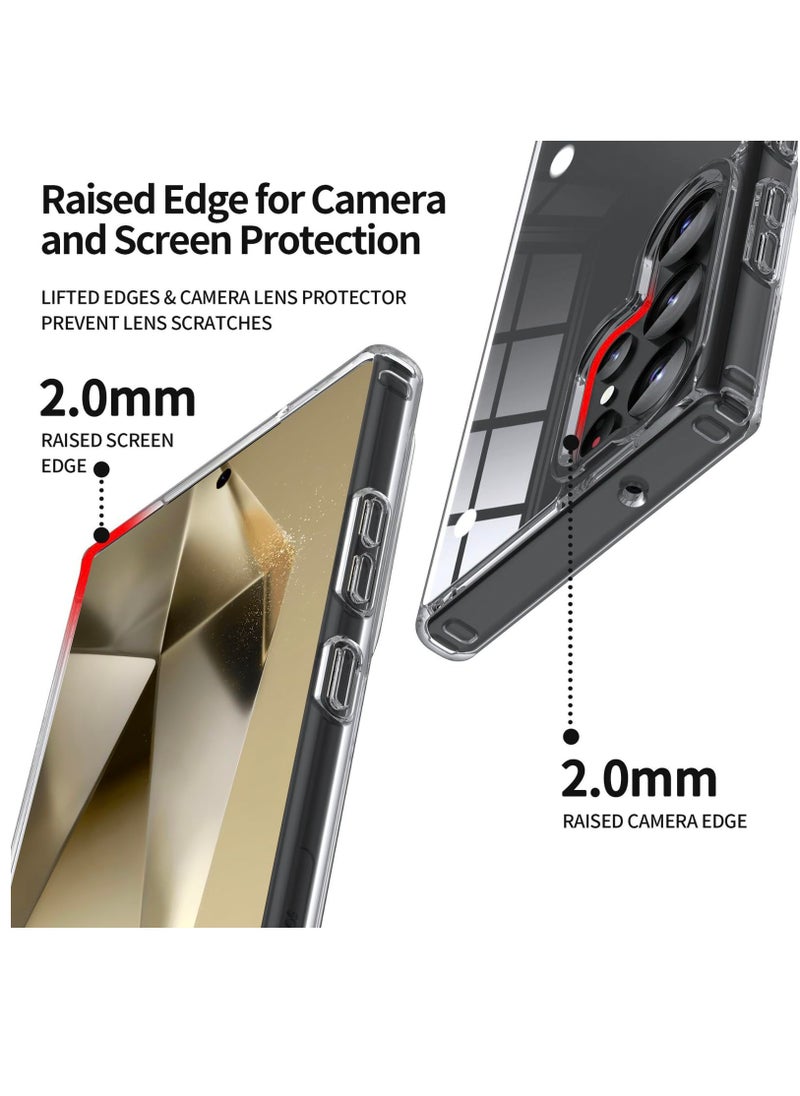 Houmt - Samsung Galaxy S24 Ultra Case Galaxy S24 Ultra Magsafe Case [Anti-Yellowing] Phone Case Hard Back Protective Magnetic Clear Case Cover, Compatible with Samsung S24 Ultra 6.8-Inch 2024 - Image 1