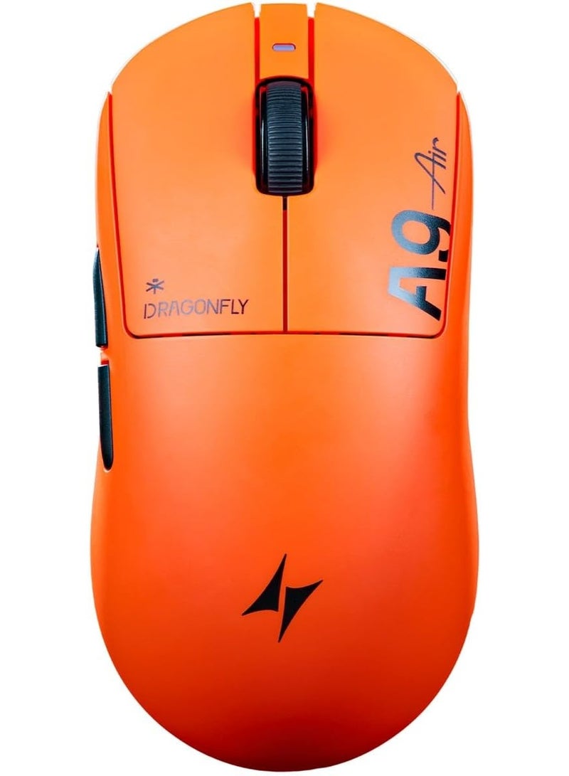 ATK Dragonfly A9 Air Mouse inalámbrica para juegos, 47g de peso ligero, sensor ultra PAW3950, MCU Nordic 54L15, 8K Polling, vida útil de la batería de 300 horas, modo dual 2.4G/con cable
