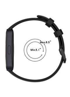 HW 3-Pieces Classic Silicone band Huawei Band 8，Replacement Band Strap Wristband Sport Band，for For Huawei Band 8/Huawei Band 9，waterproof, sweat resistant, comfortable to wear (White/Black/Green)  - Image 4