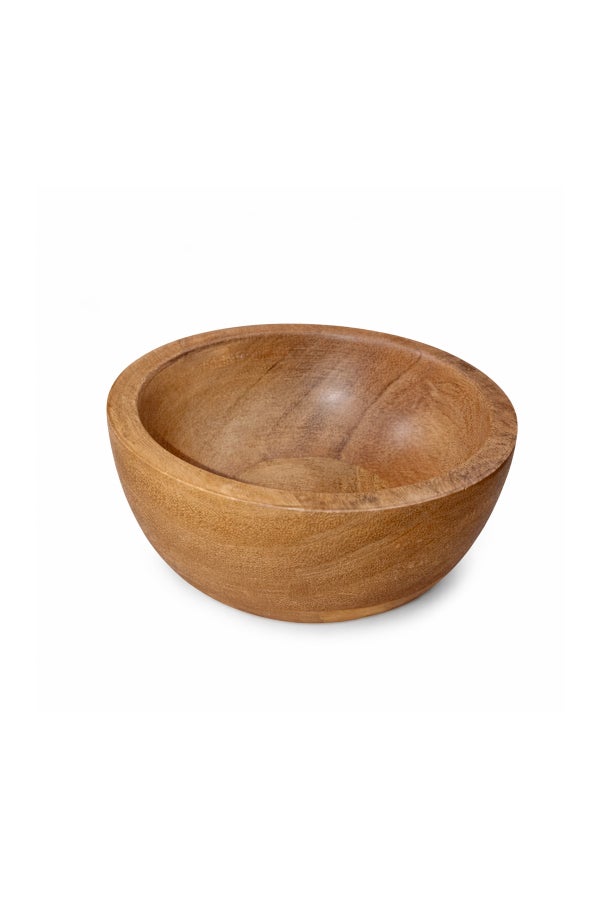 Aanya Homecraft Premium Acacia Wood 11cm Round Nut Bowl – Handcrafted Mini Snack & Dry Fruit Bowl for Dining, Coffee Table & Gifting, Natural Brown - Image 1
