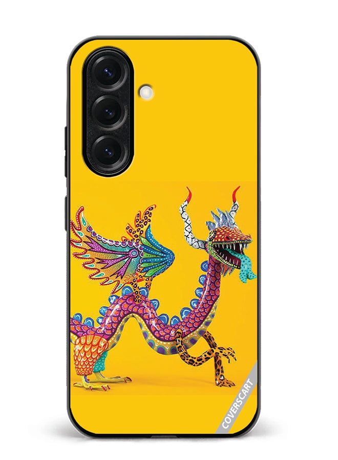 VR CREATIVE Protective Case Cover For Samsung Galaxy S25 Dragon Design Multicolour