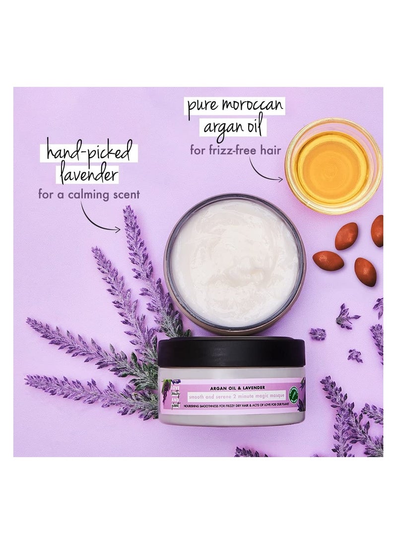 Love Beauty & Planet - Love Beauty & Planet Argan Oil & Lavender Magic Mask for Smooth Frizz Free Hair|No Sulfates,No Paraben|200ml - Image 1
