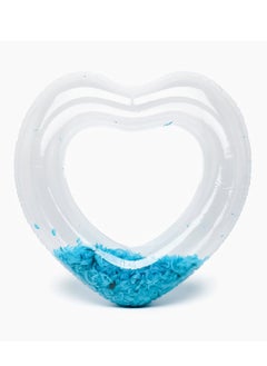 Generic Transparent feathers Heart Shaped Swim Ring  - Image 1