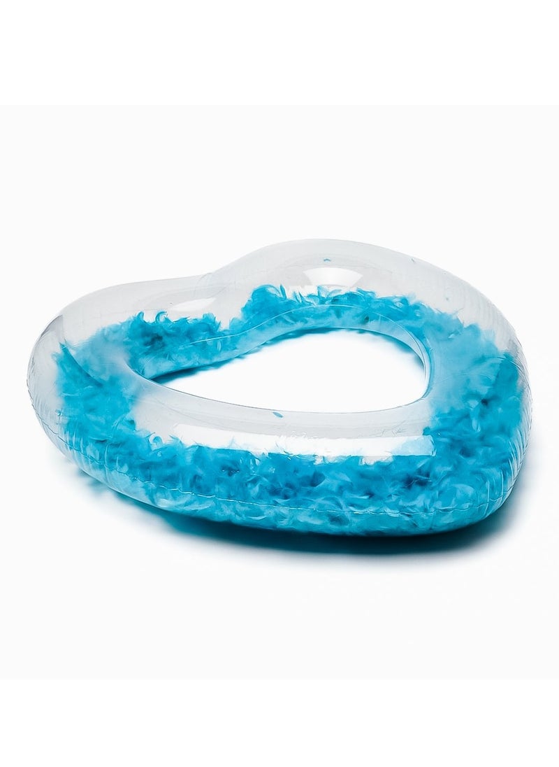 Generic Transparent feathers Heart Shaped Swim Ring  - Image 2