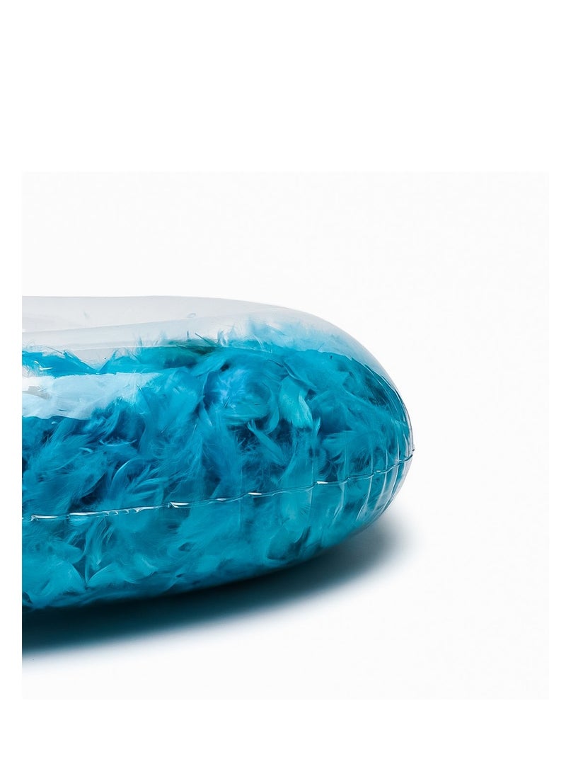 Generic Transparent feathers Heart Shaped Swim Ring  - Image 3