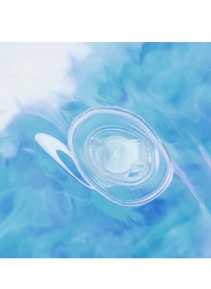 Generic Transparent feathers Heart Shaped Swim Ring  - Image 4