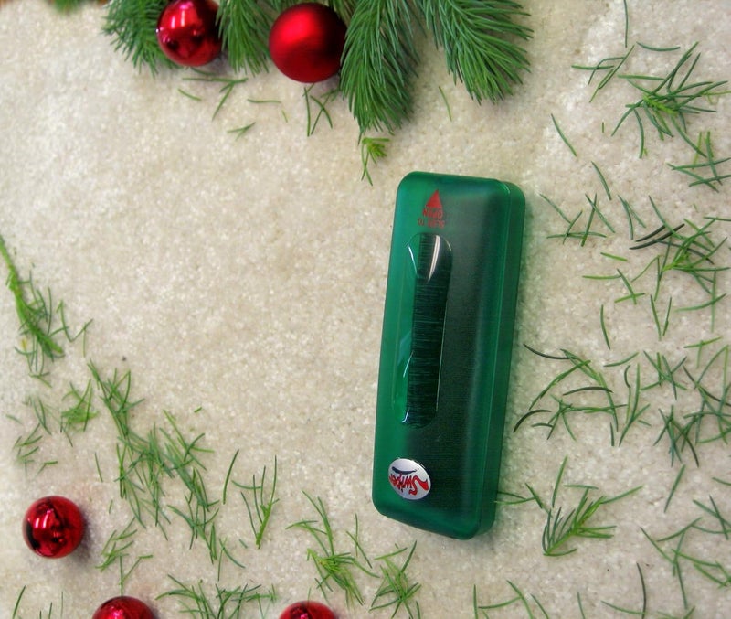 Gadjit Christmas Tree Needle Brushes Pack of 2  Picks Up Dry Dropped Needles Crumbs Dirt Pet Hair Green Nylon Bristles ABS Plastic Handle - Image 4