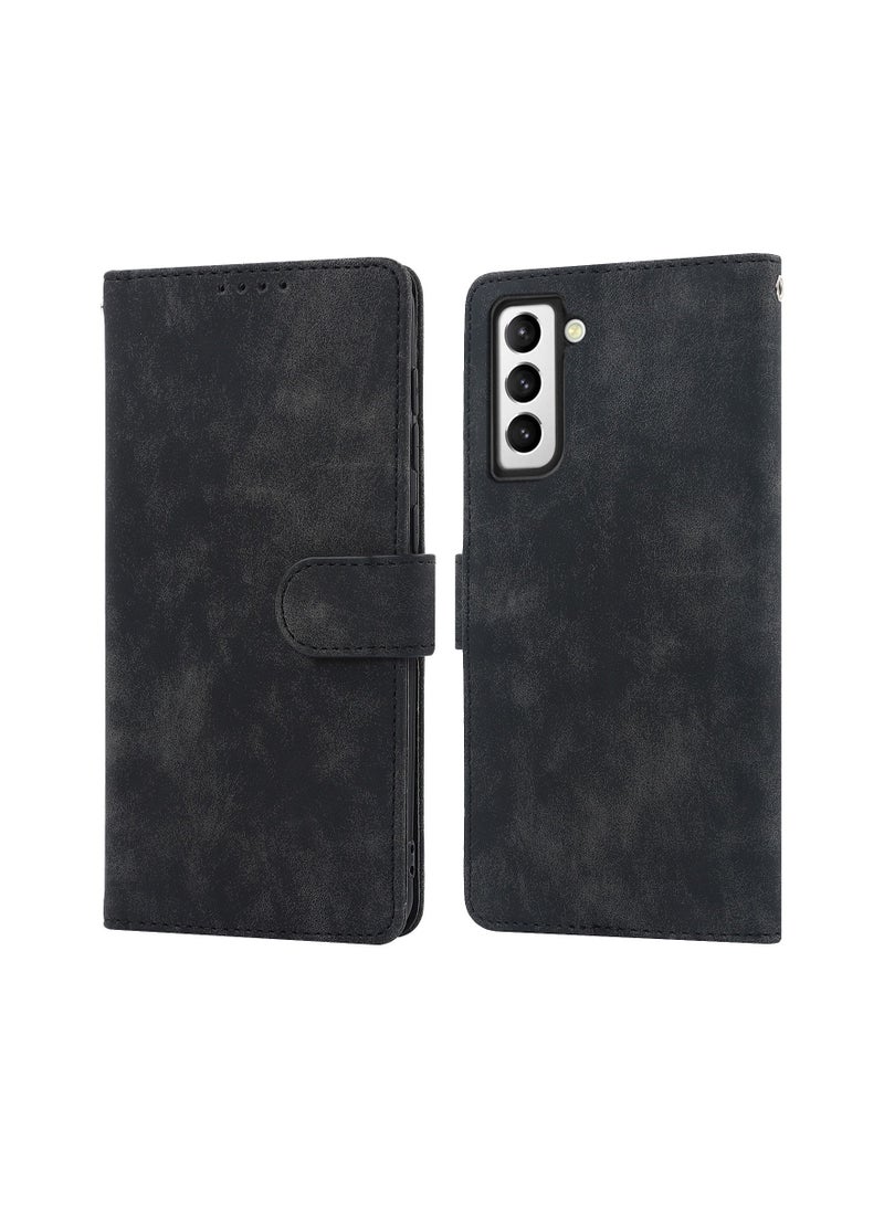 Suteni Flip Cover Card Slots Leather Phone Case for Samsung - Image 1