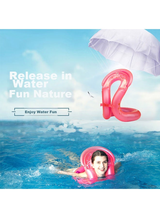 Swimming Fun Yonglebao 7th Generation Snake-shaped Swim Ring For Children To Adults, Inflatable Ring, Size L Red, Double/3 Air Chambers Randomly Sent - Image 5