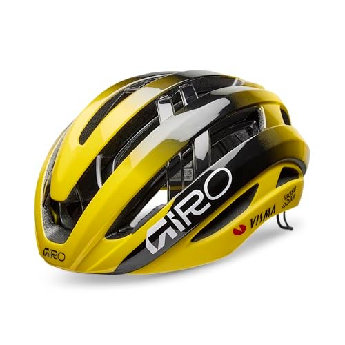 Giro Aries Spherical Bike Helmet Gloss YellowGloss Black Visma 25 M 5559cm - Image 1