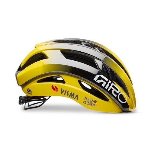 Giro Aries Spherical Bike Helmet Gloss YellowGloss Black Visma 25 M 5559cm - Image 3