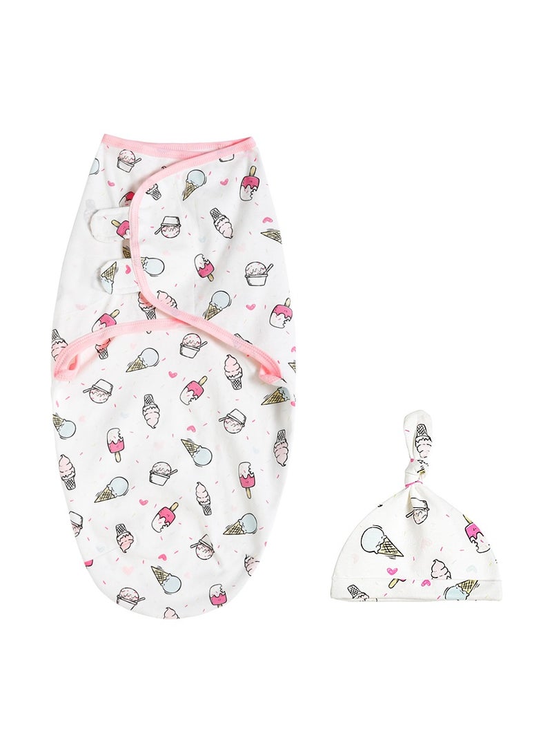 insular Cotton Baby Cap Set