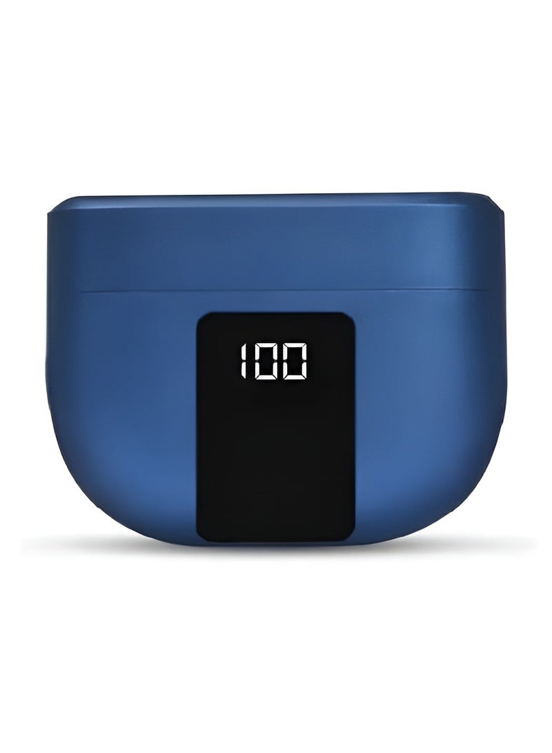 Stereo Bluetooth Headset J68 - Bluetooth 5.1 - Long Battery Life - Touch Control-BLUE - Image 2