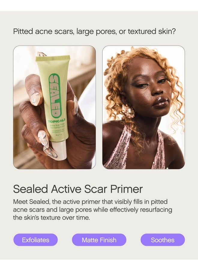 TOPICALS Sealed Active Scar Filling Primer For Acne Prone Skingood For Blemishes Pores Acne & Drynesscontains Retinol And Salicylic Acid1 Oz  - Image 2