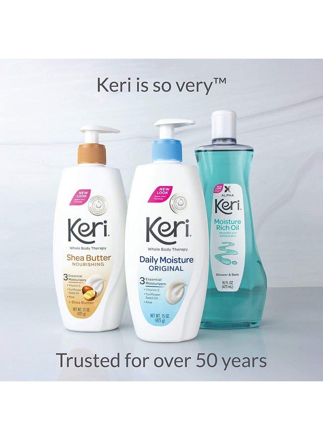 Keri Moisturizing Shower and Bath Oil, 16 Fl Oz - Image 5