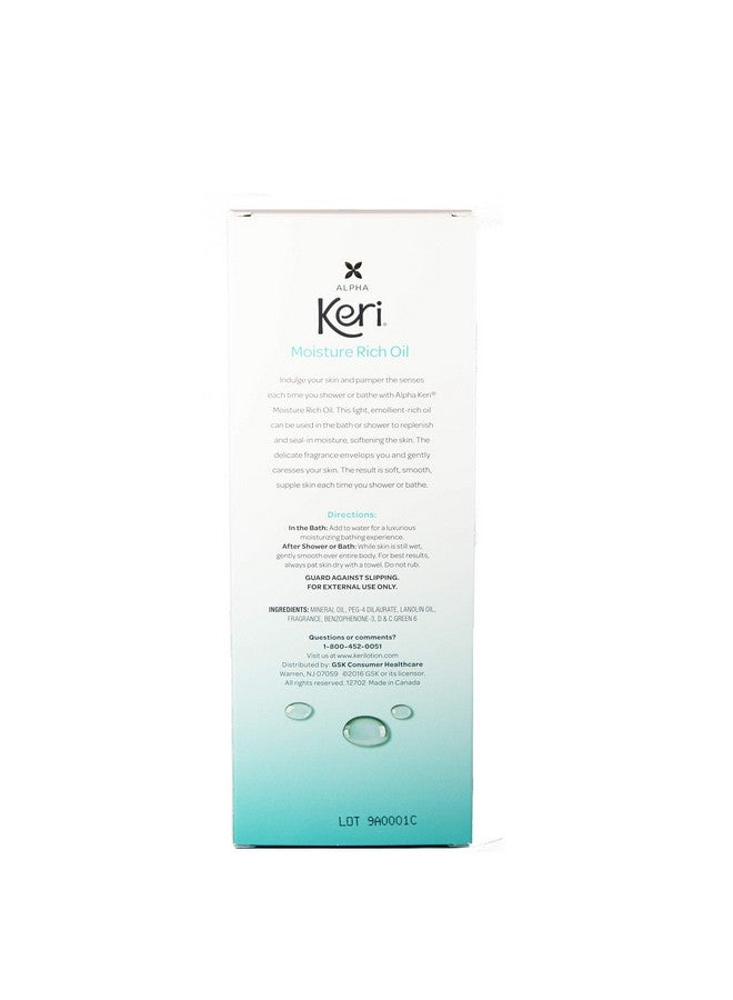 Keri Moisturizing Shower and Bath Oil, 16 Fl Oz - Image 2
