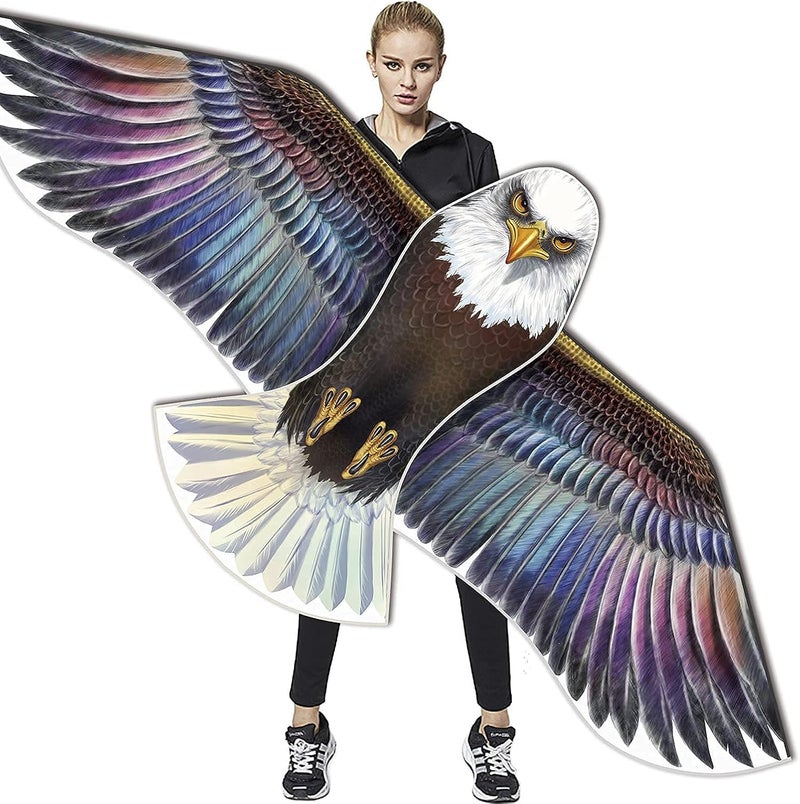 Honbo Eagle Kites for Adults and Kids,Easy to Fly for Beach Trip, Outdoor Activities-Wingspan 73”-200ft Line with Swivel-Bonus Durable Polyester Bag - Image 1