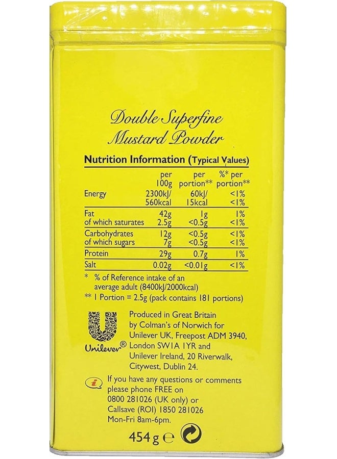 Colman's Mustard Powder - 16 Ounce Cans (Pack of 3) - Image 2