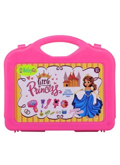BabyGo BabyGo Pretend Play Makeup Kit for Kids Girls Pink Carry Along Beauty Set Toy  - Image 5