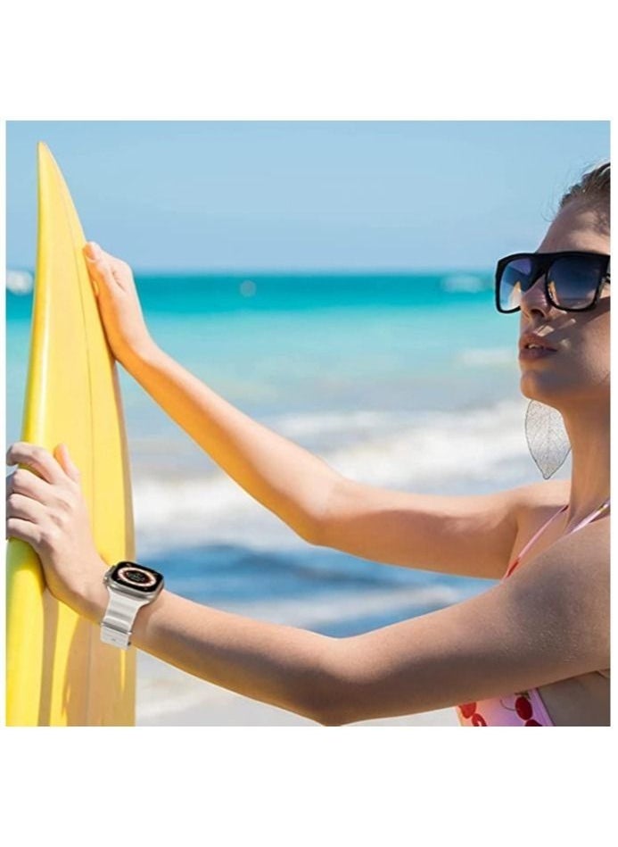 ELTRAZONE - Sport New Silicone Band Compatible with Apple Watch Ultra Ocean 38/40/41mm Strap for iWatch Series Ultra 8 7 6 5 SE - Image 1