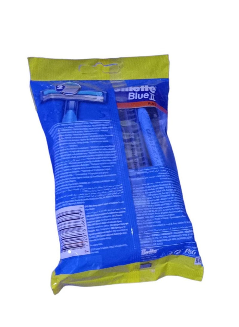 شفرات الحلاقة بلو II بلس للاستعمال مرة واحدة ، 14 قطعة - Image 2