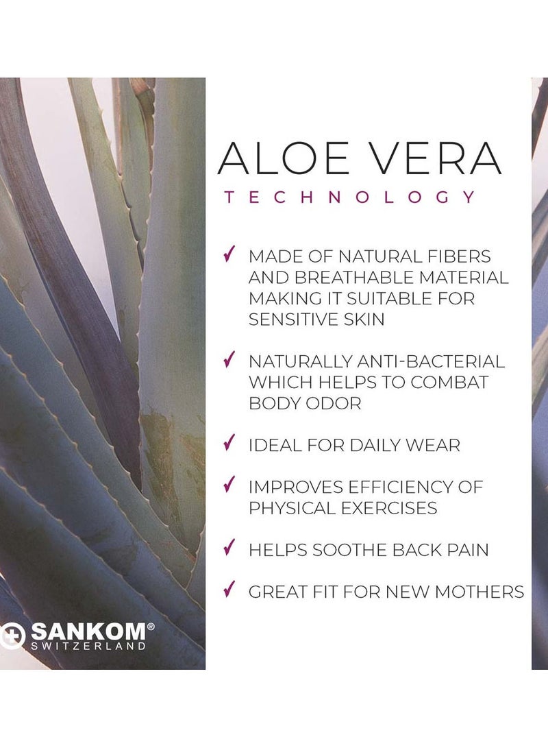 SANKOM Bra for Women Patent Aloe Vera Bra For Back Support, Black S/M - Image 2