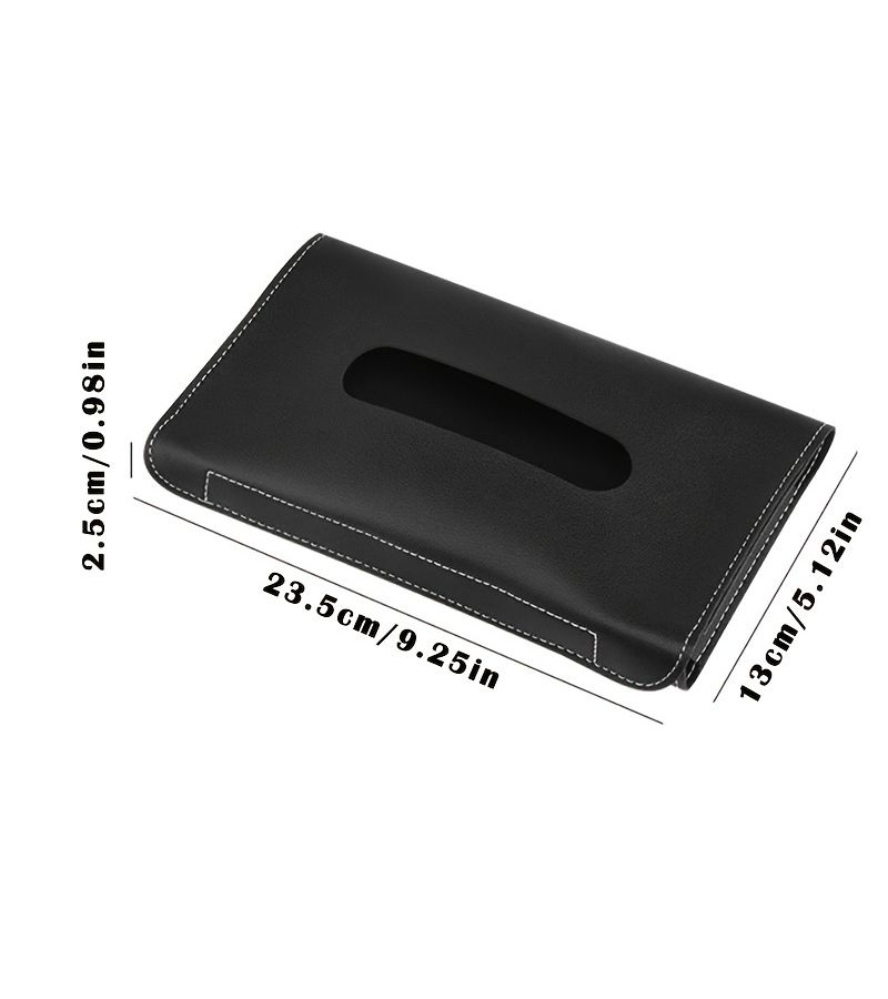 Pink Car Sun Visor Tissue Box Holder Auto Interior Mask Storage Box Universal Car Accessories - Image 2