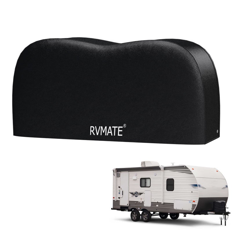 RVMATE RV Tire Covers Dual Axle Wheel Cover 1 Pack Fits 2730 Diameter Tires Waterproof AntiUV Black Dual Tire Covers RV Accessories