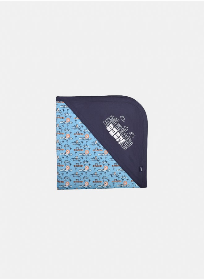 Junior Baby Boys Printed Blanket  - Image 1