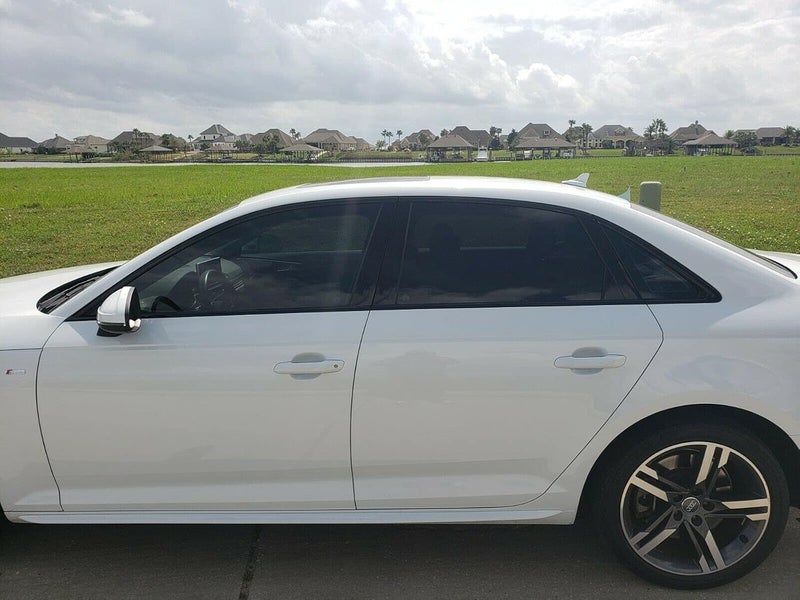 SlickMod Chrome Delete Blackout Vinyl Overlay for 2016-2021 Audi A4 S4 Window Trim (Gloss Black) - Image 2