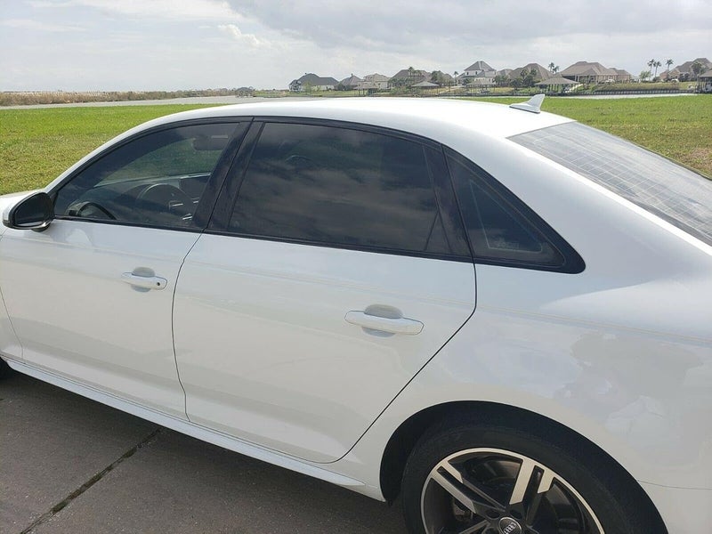 SlickMod Chrome Delete Blackout Vinyl Overlay for 2016-2021 Audi A4 S4 Window Trim (Gloss Black) - Image 3