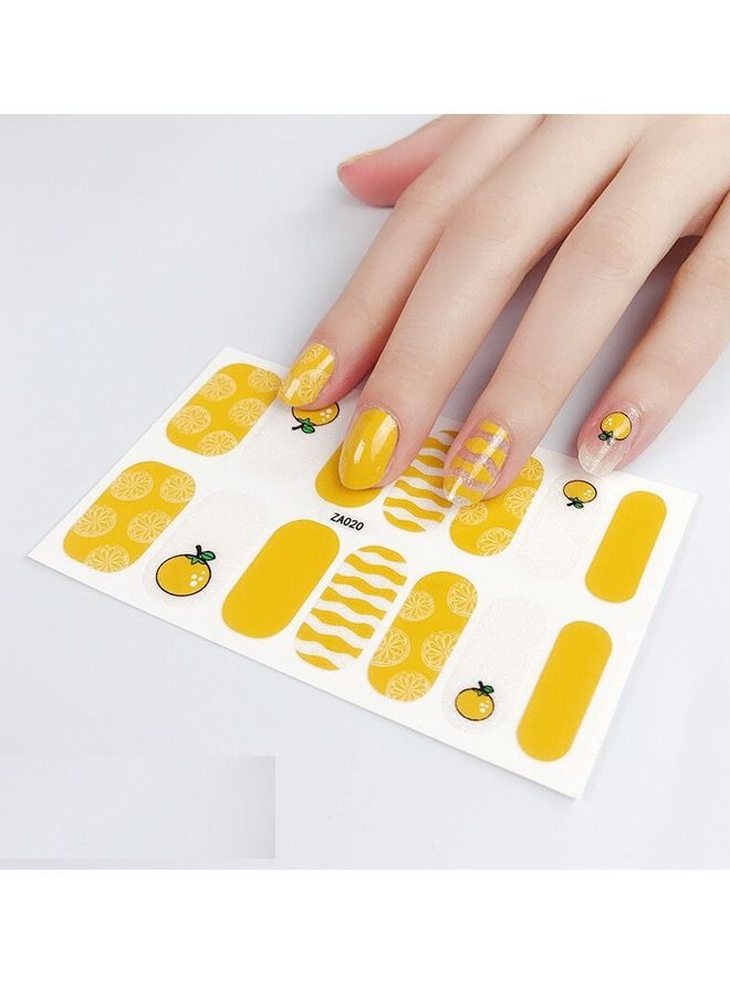 14-Pieces False Nails Stickers
